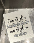 Can I Get A Hallelujah Bio-degradable Cellulose Dishcloth Set of 2