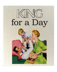 King For A Day -  Bio-degradable Cellulose Dishcloth Set of 2