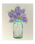 Lilacs In A Bottle Dishcloth Set