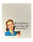 Shout Out To The Liver Bio-degradable Cellulose Dishcloth Set of 2