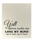 Lose My Mind Bio-degradable Cellulose Dishcloth Set of 2