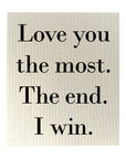 Love You The Most Dishcloth Set