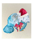 Christmas Manatee Dishcloth Set