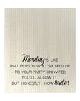 Monday Is Like Dishcloth Set