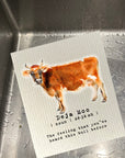 Deja Moo Dishcloth Set