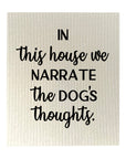 Narrate Dogs Thoughts Dishcloth Set