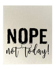 Nope Not Today Dishcloth Set