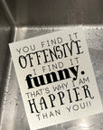 Offensive Funny Dishcloth Set