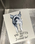 I Like Pig Butts Dishcloth Set