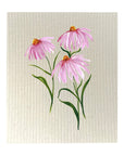 Pink Coneflowers Dishcloth Set