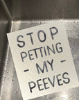 Stop Petting My Peeves Dishcloth Set