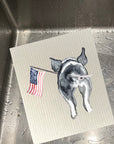 Patriotic Piglet Dishcloth Set