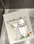 Shaken Or Stirred Dishcloth Set
