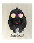 Sup Dood Black Dishcloth Set