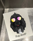 Sup Dood Black Dishcloth Set