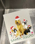 Santa Squad Dishcloth Set
