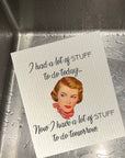 Stuff To Do Dishcloth Set