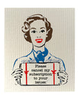 Cancel My Subscription Dishcloth Set