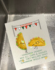 Taco Tuesday Dishcloth Set