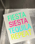 Fiesta Siesta Tequila Dishcloth Set