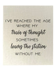 Train Of Thought Dishcloth Set