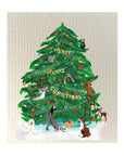 Tree with Animals Dishcloth Set