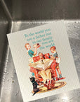 Father You Are The World Dishcloth Set
