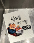 You Are My Hero Dishcloth Set