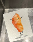 I Yam What I Yam Dishcloth Set