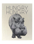 Hungry Hungry Hippo Bio-degradable Cellulose Dishcloth Set of 2