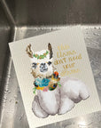 Llama Drama Dishcloth Set