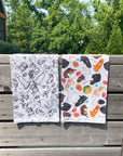 Black and White Dog Collage Kitchen Towel