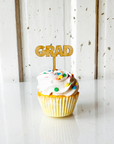 Grad Wood Cake Topper