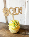 Boo! Wood Cake Topper