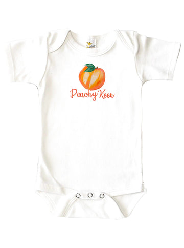Peachy Keen Baby Onesie