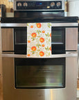 Orange Collage All Over Print Kitchen Towel
