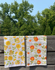 Orange Collage All Over Print Kitchen Towel