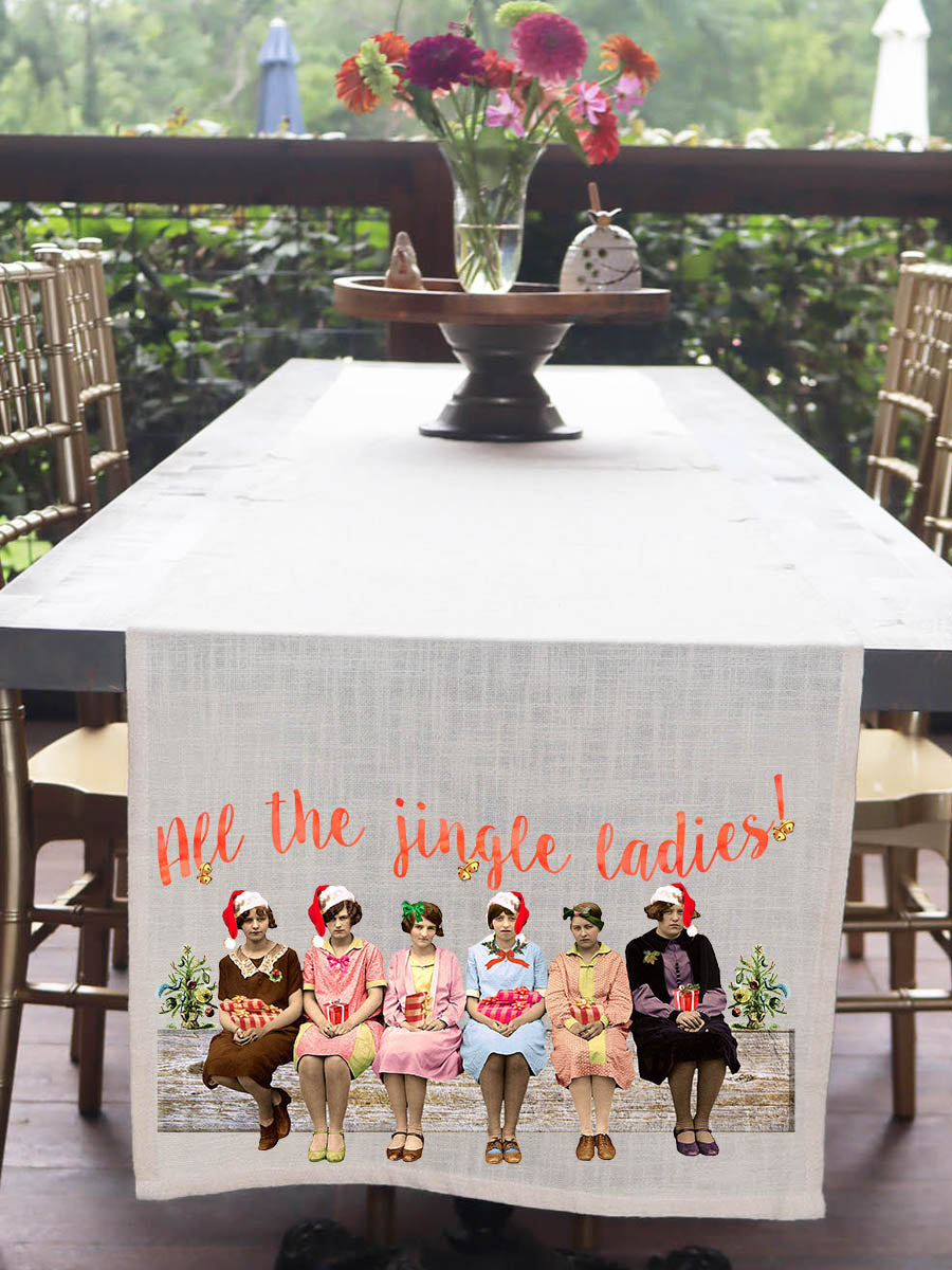 All the Jingle Ladies Table Runner