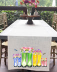 Rubber Boots Table Runner