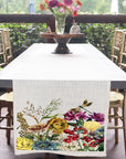 Insect Floral Table Runner