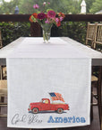 God Bless America Table Runner