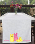 Just Hangin With My Peeps Table Runner
