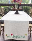 Merry Christmas Y'all Table Runner