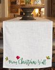 Merry Christmas Y'all Table Runner