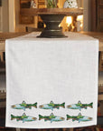 Scenic Fish Table Runner