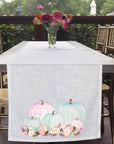 Pastel Pumpkins Table Runner