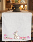 Welcome Spring Table Runner