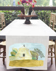 Yellow Barn Table Runner