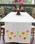 Zinnias Table Runner
