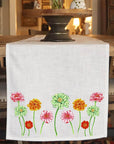 Zinnias Table Runner